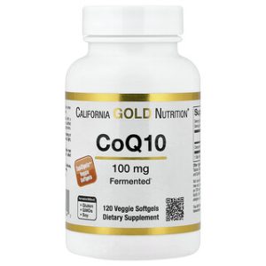 CoQ10 California Gold Nutrition - 100 מ"ג - 120 כמוסות