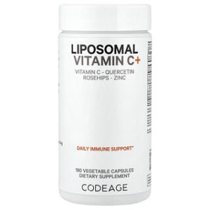 Codeage ליפוזומלי ויטמין C+ - 180 כמוסות צמחיות