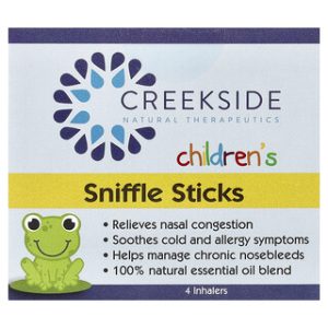 Creekside Sniffle Sticks לילדים - 4 משאפים טבעיים