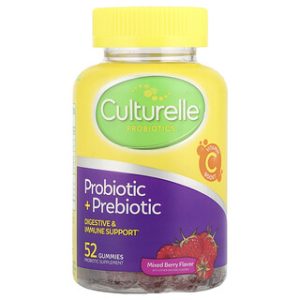 Culturelle, גומי פרוביוטיקה ופריביוטיקה בטעמי יער - 52 יחידות