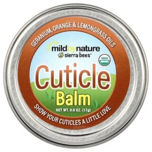 Cuticle Care Balm - גרניום, תפוז ולמון גראס - Sierra Bees