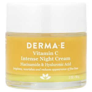 DERMA E - קרם לילה ויטמין C אינטנסיבי - 56 גרם