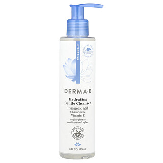 DERMA E - תכשיר ניקוי עדין עם חומצה היאלורונית