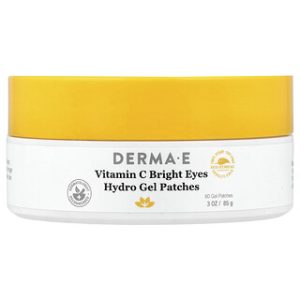 Derma E - פטריות עיניים ויטמין C - 60 יחידות - לעור זוהר