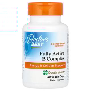 Doctors Best B Complex - ויטמין B מקיף, 60 כמוסות