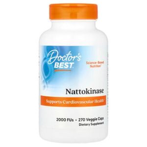 Doctors Best Nattokinase 2000 FU - 270 כמוסות צמחיות