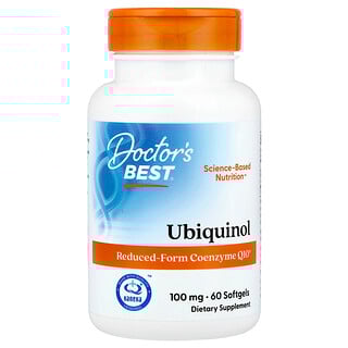Doctors Best Ubiquinol 100 מ"ג - 60 כמוסות רכות