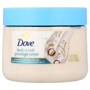 Dove Body Scrub - פילינג גוף מקדמיה וחלב אורז