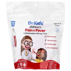 DrKids, להורדת חום וכאב לילדים- דובדבן 20 מנות