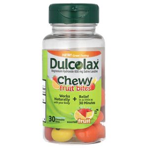 Dulcolax Chewy Fruit Bites - גומי לעיסה לפעולת מעיים - 30 יח'