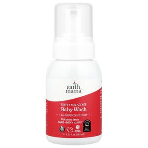 Earth Mama Baby Wash Simply Non-Scents - 185ml