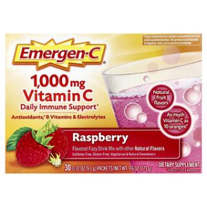 Emergen-C ויטמין C פטל- 30 מנות לשמירה על הבריאות