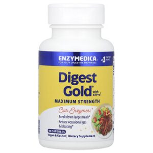 Enzymedica Digest Gold - אנזימי עיכול עוצמתיים - 90 כמוסות