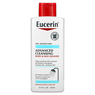 Eucerin ניקוי מתקדם לעור - 500 מ"ל ללא ריח