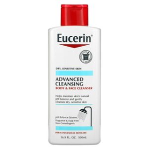 Eucerin ניקוי מתקדם לעור - 500 מ"ל ללא ריח