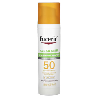 Eucerin קרם הגנה לפנים SPF 50 - ללא ריח