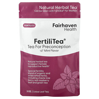 FertiliTea® לתקופה שלפני ההריון - תה עלי רופפים בטעם נענע