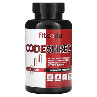 Fitcode CodeShred - 60 כמוסות צמחיות לתוצאות מהירות