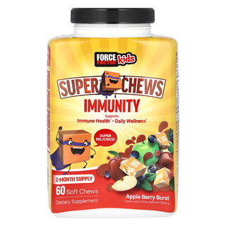 Force Factor Kids Super Chews - תוסף חיזוק חיסוני טעים