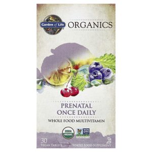 Garden of Life Organics פרנטל- ויטמינים לנשים בהריון