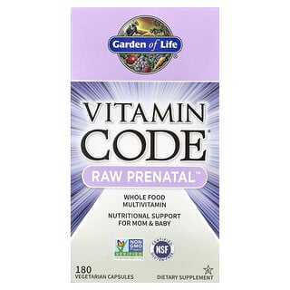Garden of Life RAW Prenatal - ויטמינים לנשים בהריון