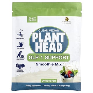 Genceutic Naturals Plant Head - תערובת שייק GLP-1 35.45 גרם