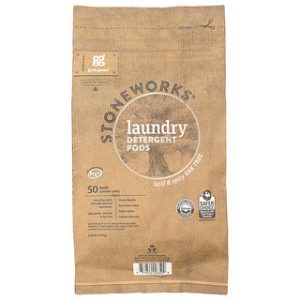 Grab Green Stoneworks® - קפסולות כביסה עץ אלון - 50 מנות