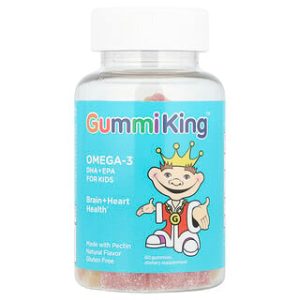 GummiKing אומגה 3 לילדים - 60 גומי בטעמים