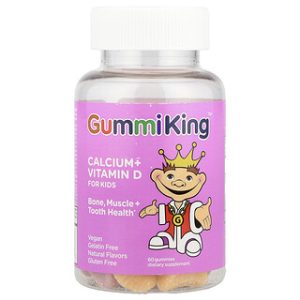 GummiKing - סידן וויטמין D לילדים - 60 גומי