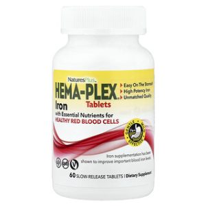 Hema-Plex ברזל - תוסף תזונה לתאי דם בריאים - 60 טבליות