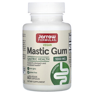 Jarrow Vegan Mastic Gum 60 כמוסות - לתמיכה בעיכול