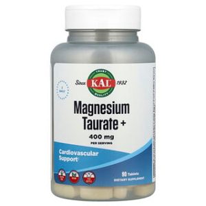 KAL Magnesium Taurate+ - תוסף תזונה, 90 טבליות