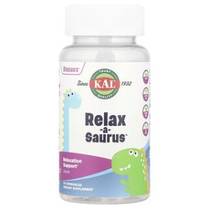 KAL Relax-a-Saurus™ ענבים - 30 טבליות לעיסה לילדים