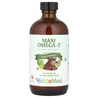 KiddieMax Maxi Omega-3 - טעם פירות טבעי - 237 מ"ל