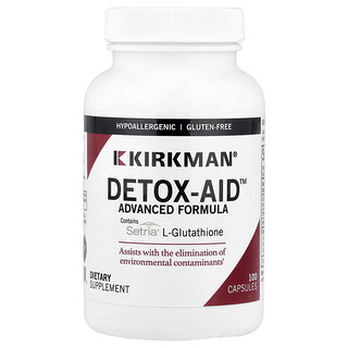 Kirkman Labs Detox-Aid - פורמולה מתקדמת לניקוי רעלים - 100 כמוסות