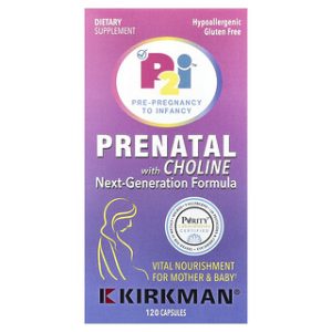 Kirkman Labs Prenatal עם כולין - 120 כמוסות