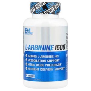 L-ארגינין 1500 מ"ג , EVLution Nutrition - 100 כמוסות