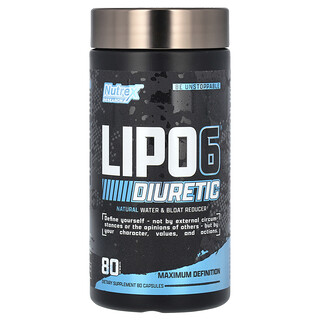 LIPO-6 Diuretic Nutrex - כדורי ניקוז נוזלים יעיל