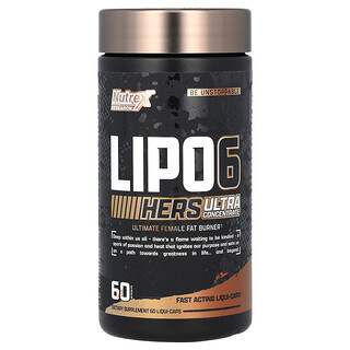 LIPO 6 Hers Ultra Concentrate - כדורי שריפת שומן
