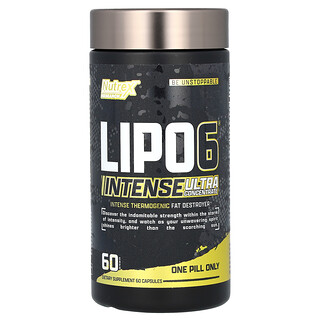 LIPO 6 Intense Ultra Concentrate - 60 כמוסות לשריפת שומן