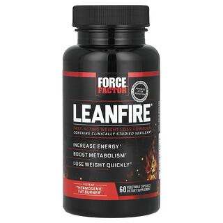 LeanFire® Force Factor - כדורי הרזיה 60 כמוסות