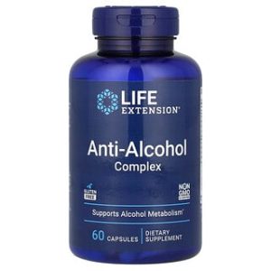 Life Extension- Anti-Alcohol Complex- 60 כמוסות
