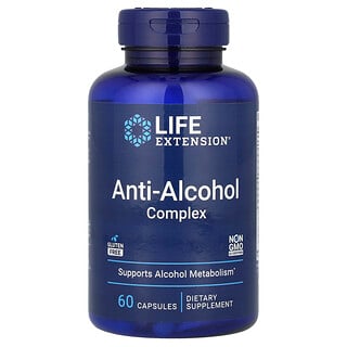 Life Extension- Anti-Alcohol Complex- 60 כמוסות