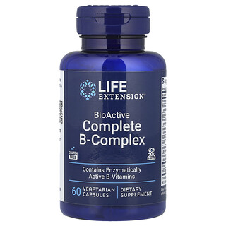 Life Extension BioActive B-Complex - 60 כמוסות צמחוניות