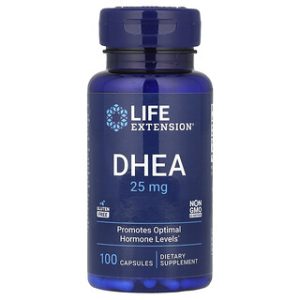 Life Extension DHEA 25mg - 100 כמוסות - תוסף תזונה
