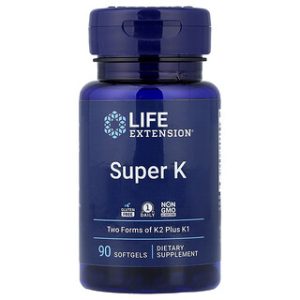 Life Extension Super K - ויטמין K חיוני, 90 כמוסות רכות