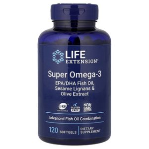 Life Extension Super Omega-3 - 120 כמוסות רכות בריאות