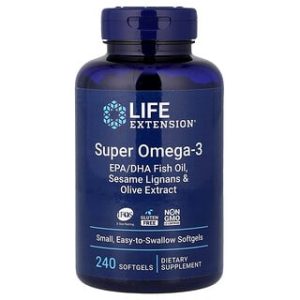 Life Extension Super Omega-3 - 240 כמוסות רכות , בריאות
