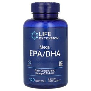 Life Extension - אומגה 3 מגה EPA,DHA - 120 כמוסות