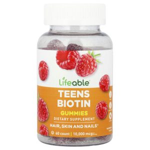 Lifeable Teen Biotin Gummies - ביוטין פירותי לנערות